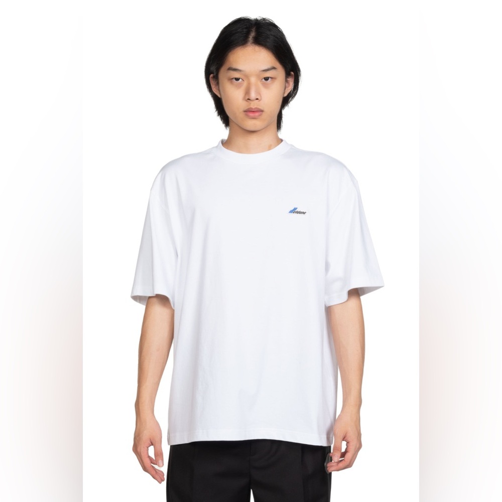 We11done White Wapen Logo T-shirt